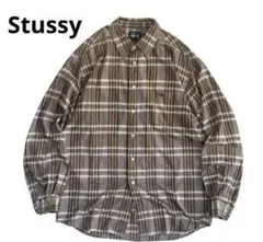 Oldstussy 紺タグ 90s チェック柄