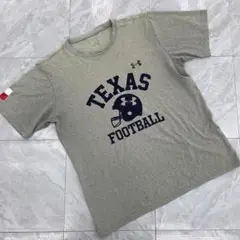 UNDER ARMOUR テキサス フットボールTシャツ グレー 半袖