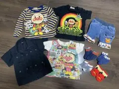 アンパンマン他 キッズ服セット 9点セット 80～90cm