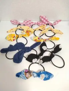 ヘアゴム うさみみ リボン