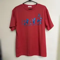 ルコック　プリント 赤 Tシャツ L