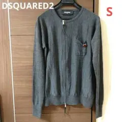 DSQUARED 2 フルジップウールカーディガン
