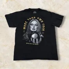 【DOM ガールTシャツ エイトボール アート ピエロ ラージサイズ L】