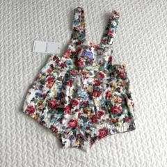 twin collective jeans club　花柄 サロペット6yo