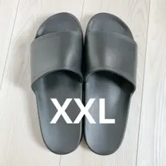 無印良品　一体成型　足なりサンダル　黒　XXL(27.5〜28.0cm)