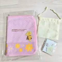 アンパンマン 母子手帳ケース ミニ巾着と石鹸セット