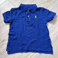 Ralph Lauren 青 ポロシャツ 12M