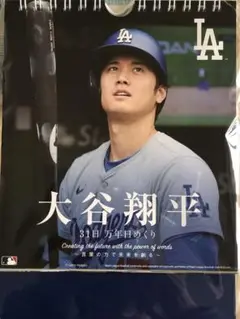 【新品未開封】大谷翔平 31日万年日めくりカレンダー