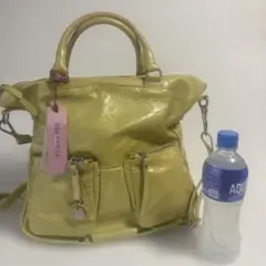 DEL CONTE トートバッグ(ライム)。