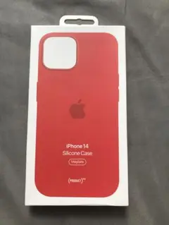 iPhone 14 シリコーンケース　レッド