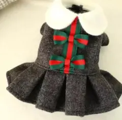 Sサイズ♯ ペット用♯ドッグウェア♯犬服♯プリーツワンピース犬の服