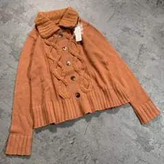 【filuse】定価12000円（38）タグ付き ケーブルニット カーディガン