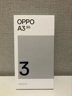 【新品未使用】　OPPO A3 5G パープル