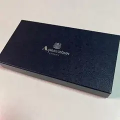 《新品未使用》アクアスキュータム【バーミンガム】長財布 二つ折り 小銭入れ付