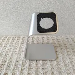 Apple watch 充電スタンド ホルダー シンプル 充電 シルバー