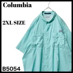 コロンビア タミアミ 吸汗速乾 半袖シャツ フィッシングシャツ 2XL ミント