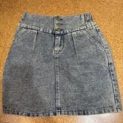 タイトスカート　デニム　ミニスカート