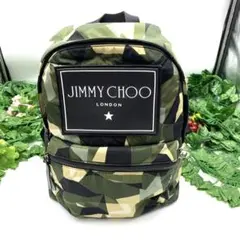 JIMMY CHOO ジミーチュウ バックパック リュックサック 迷彩 極美品