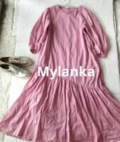 【Mylanka】【ティアード】【フレアAライン】ミランカ ロングワンピース