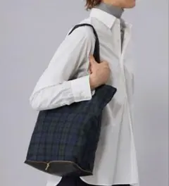 BRITISH MADE バックカブルトート ブラックウォッチ