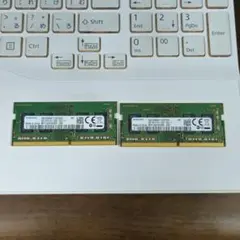 Samsung DDR4 4GBx2 (8GB) メモリ SO-DIMM