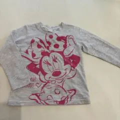 ディズニー ミニーマウス 長袖Tシャツ 110