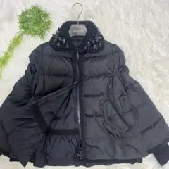 MONCLER モンクレール ダウンジャケット ビジュ リブ フリル