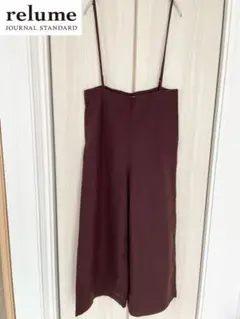 ジャーナルスタンダードレリューム サロペット パンツ S ワインレッド