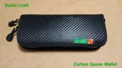 ロデオクラフト カーボンワレット 中 ブラック×蛍光グリーン
