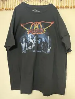 Aerosmith エアロスミス バンドtシャツ バンT 2X XXLブラック