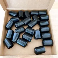 ラバーエンドキャップ 18 mm ビニール カバー ねじプロテクター 25個
