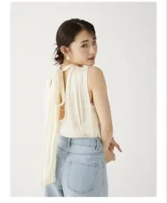 Luan SHINY RIBBON BLOUSE