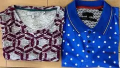 TED BAKER シャツ2着セット ゴルフポロシャツと半袖シャツ XL
