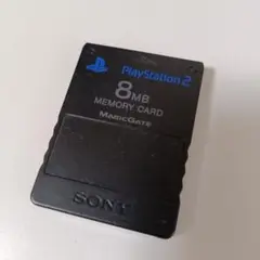 ps2 メモリーカード　純正　SONY　黒