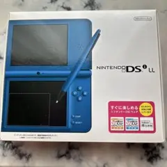 任天堂 DSi LL 青色 本体(中古) 充電器　タッチペン　箱あり