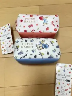 ピーターラビット フルーツ柄ポーチ 2個セット