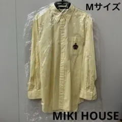 【クリーニング済み】MIKI HOUSE メンズ　長袖ワイシャツ　Mサイズ