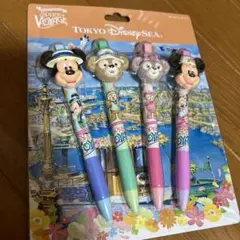 ディズニーシー　ダッフィー スプリングヴォヤッジ　ボールペン　セット