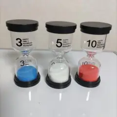 砂時計セット 3分 5分 10分