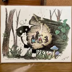 フギンアンドムニン ミニポスター 猫 Huginn&Muninn チェ ヨンジュ
