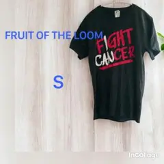FRUIT OF THE LOOM FIGHT CANCER Tシャツ S