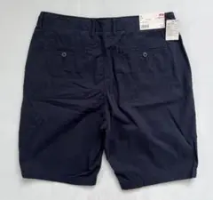 【新品未使用】ユニクロUNIQLO チノショートパンツ ネイビー L