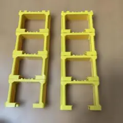 プラレール　ブロック橋脚　黄色8個セット