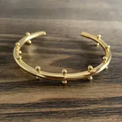 ステンレス dot カフバングル G 金アレ対応