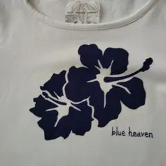 blue heaven ハイビスカスプリント トップス サイズ3