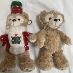 ダッフィー クリスマスぬいぐるみ 約15cm