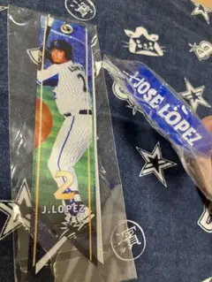 【2個セット】DeNAベイスターズ　ホセ・ロペスグッズ