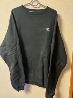 Champion ブラック スウェット L