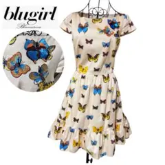 Blugirl ブルガール ブルマリン ワンピース シフォン 花柄