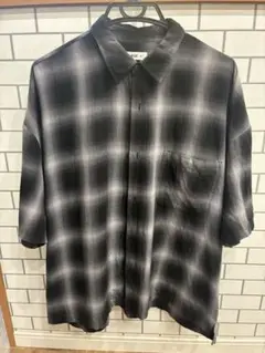 wego オンブレチェック ビッグシャツ M used